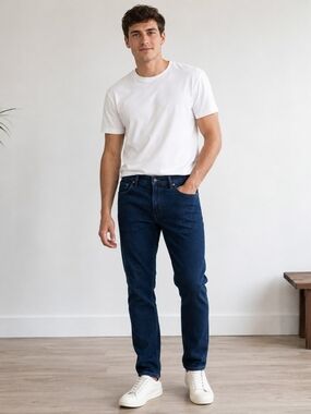 NEUW Iggy Skinny Men’s Jeans Dark Blue Size 32x32 Utility Ring